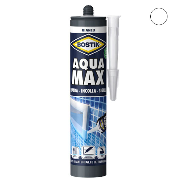UHU Bostik Aqua MAX Adesivo Sigillante Resistente all'Acqua Bianco GR425 - UHU BOSTIK